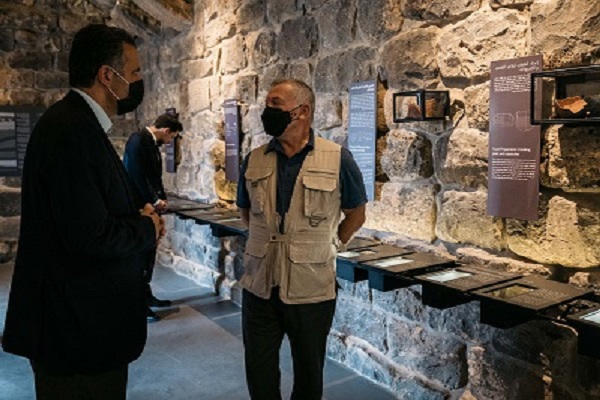 King Visits Umm Al Jimal Archaeological Site