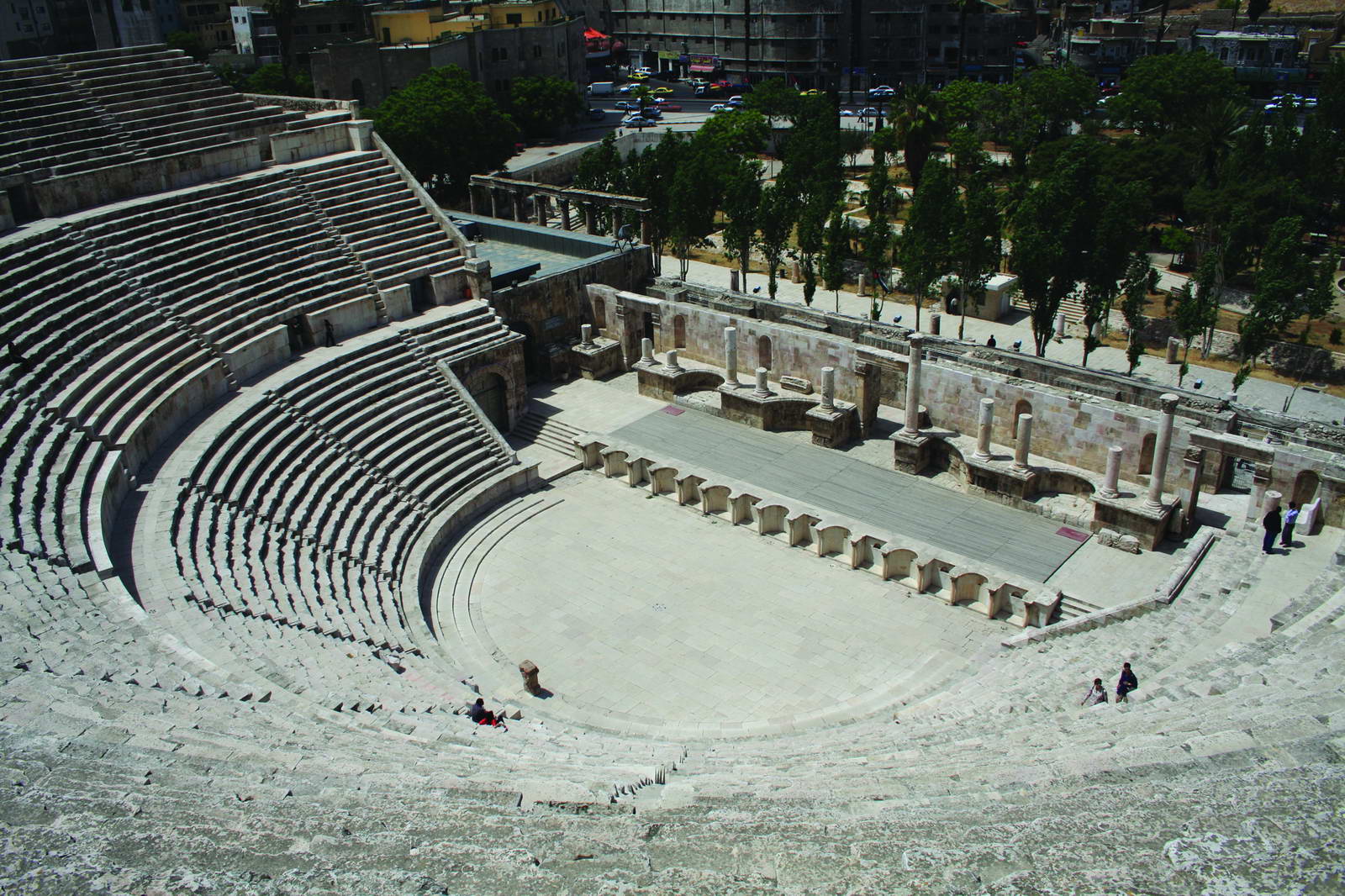 The Roman Theater in Amman Jordan